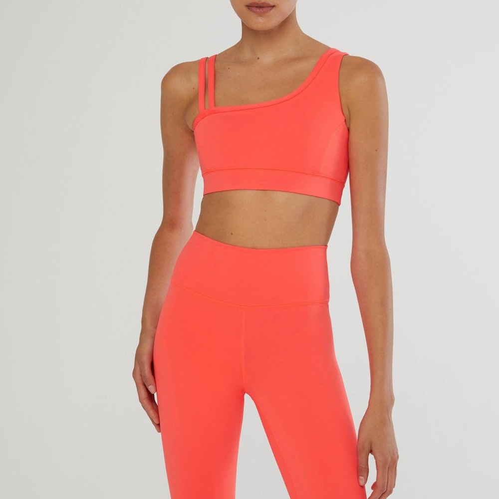 Vibrant Coral Activewear Set